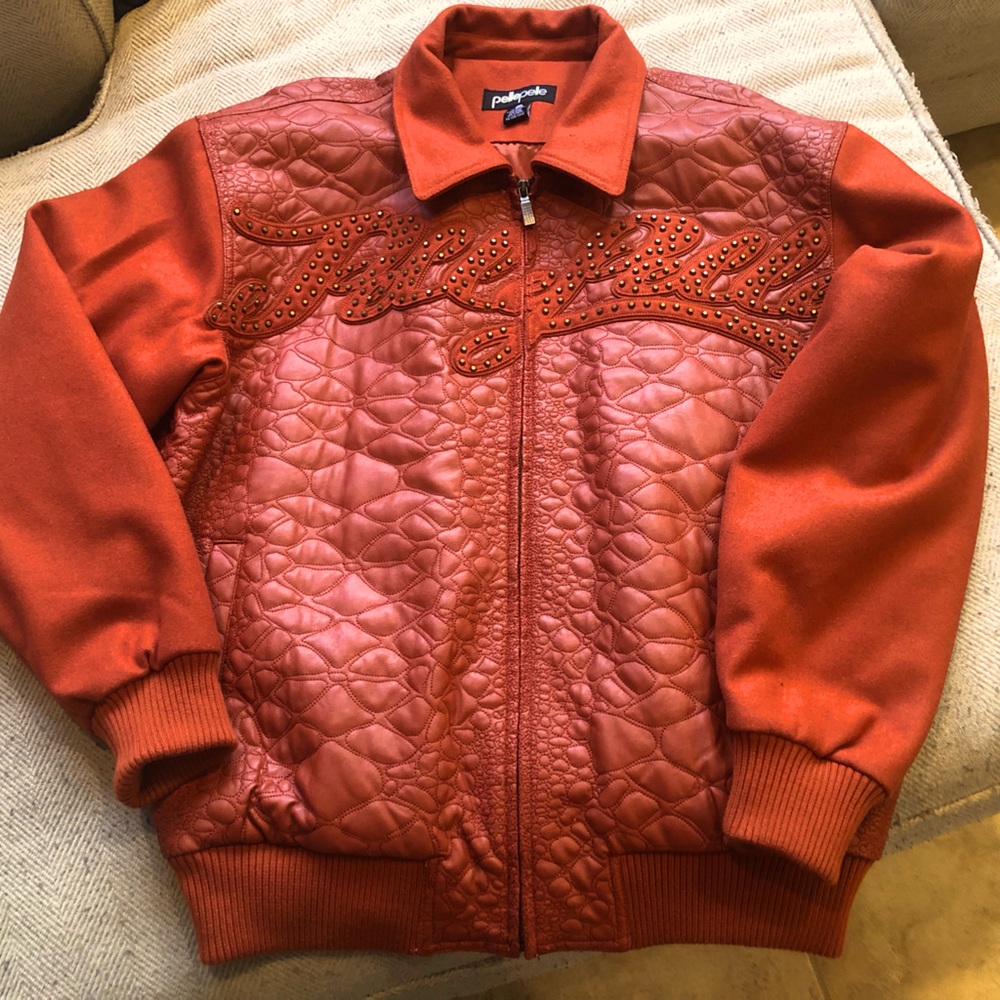 PellePelle XL sweet potato orange jacket